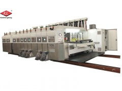 flexo 폴더 gluer 골판지 기계