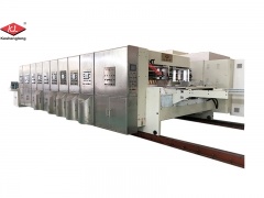 다 색깔 물결 모양 판지 flexo 인쇄기